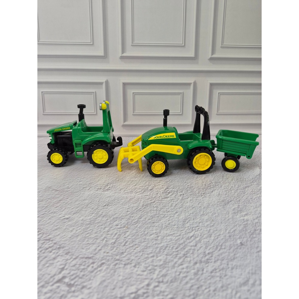 John Deere Hay Bale Fork Farm Tractor RC2 Fisher-Price Learning Curve
